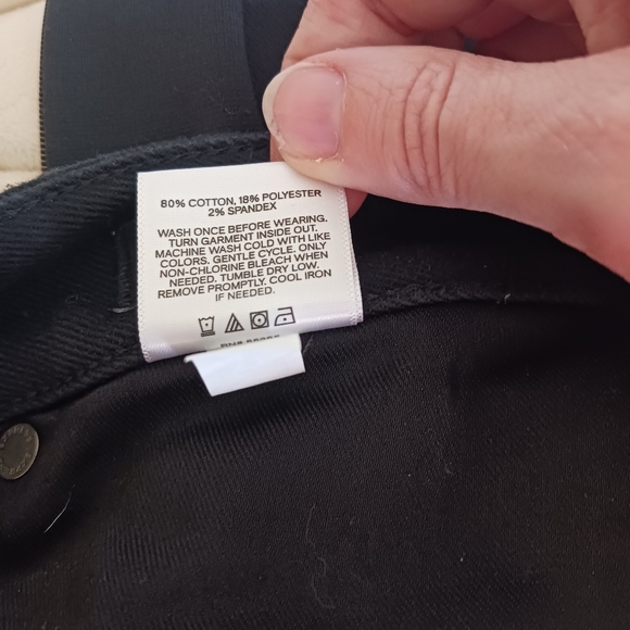 Curvy Mid Rise Black Bootcut Jeans| Express | Size 6S - Picture 5 of 5